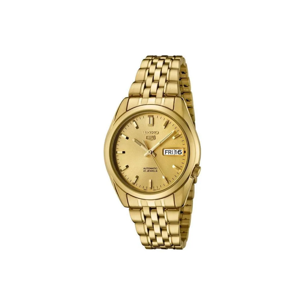 SEIKO Automatic Mechanical Movement Watch Unisex Gold Dial