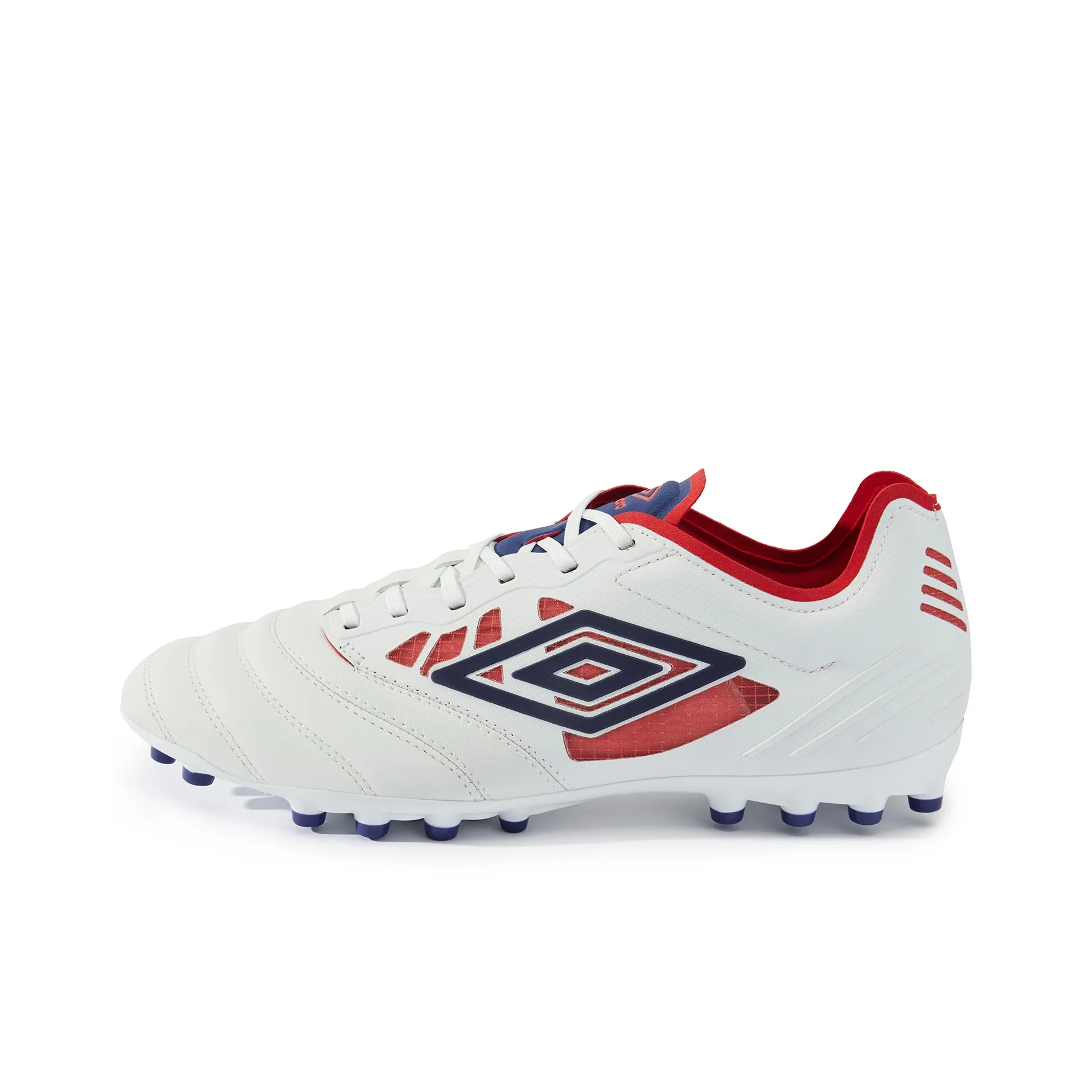 Umbro совместный бренд AG Искусственная трава Противоскользящие Устойчивые к истиранию Футбольные бутсы Мужские Белый Красный Синий