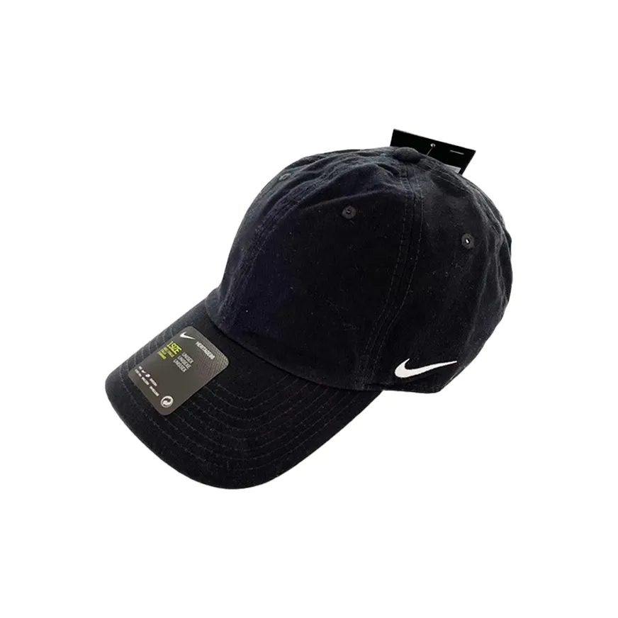 Nike Хлопковые кепки унисекс черные