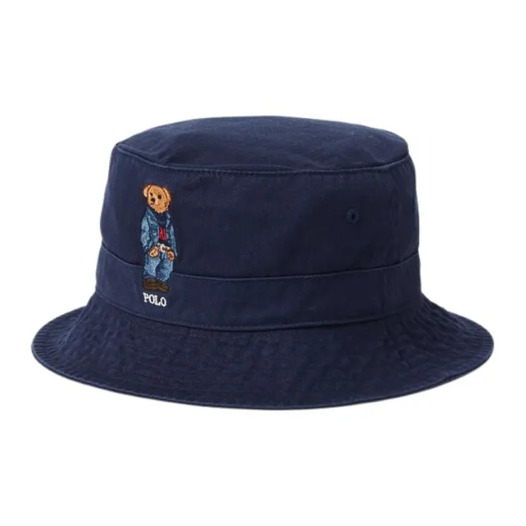 Polo Ralph Lauren Twill Bucket Hats Unisex Blue