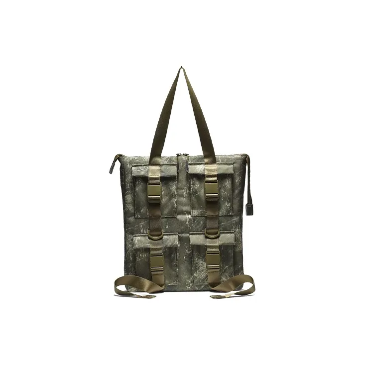 Nike Полиэстер Тоут Сумка Сумка для покупок Сумка через плечо Сумка Обычная Унисекс Оливково-зеленый