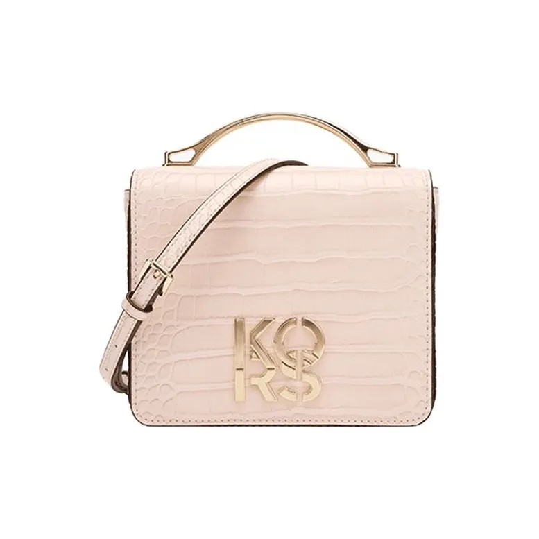 MICHAEL KORS' Cow Leather One Shoulder Handbag, Crossbody Bag Medium Size Women's Pink