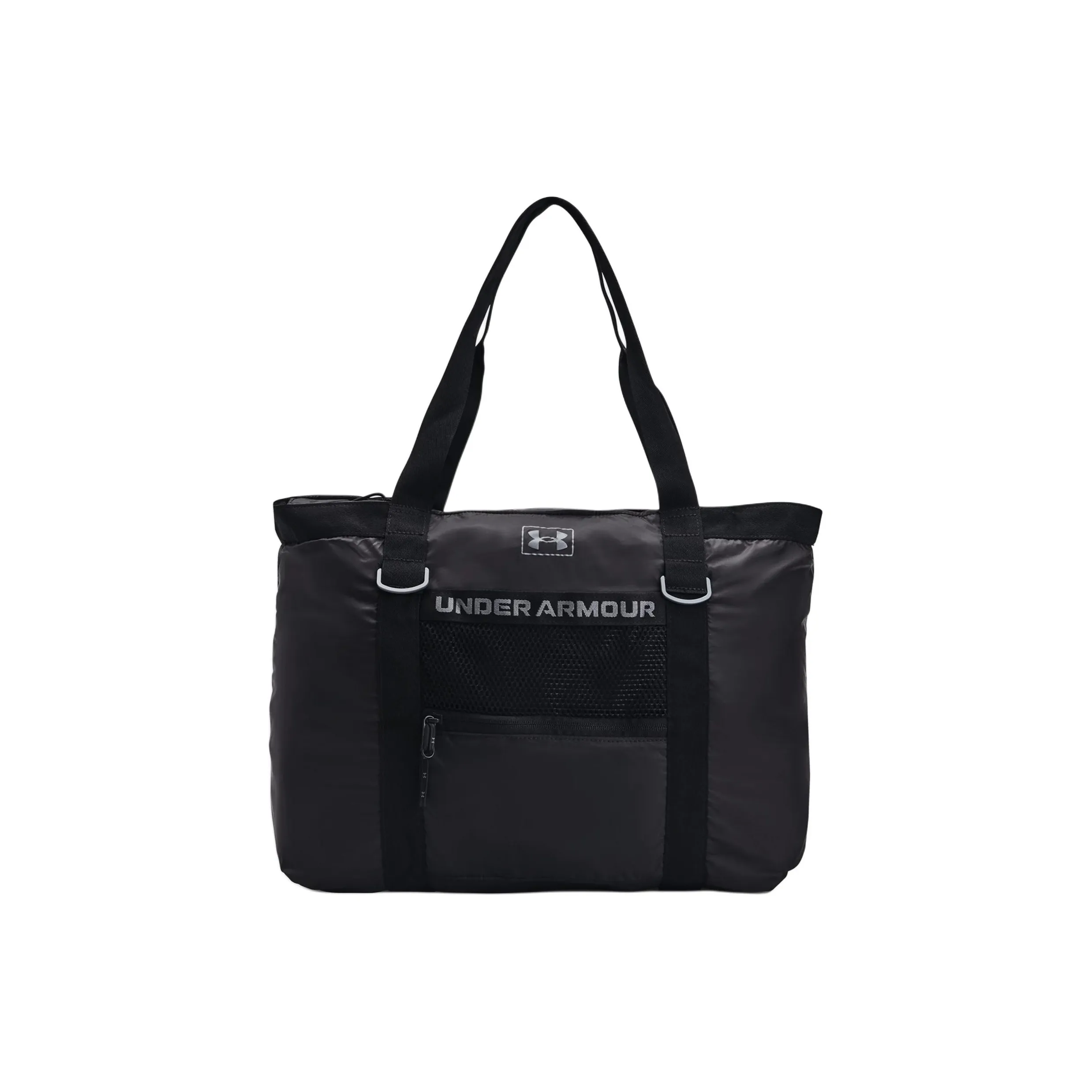 Under Armour Нейлон Тоут Сумка Сумка для покупок Сумка на плечо Сумка обычная Женская Черный Металл Металлический