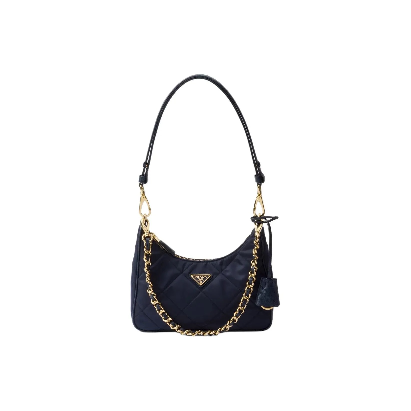 PRADA Re Edition Fabric Handbag, Shoulder Bag Mini Women's Marine Blue