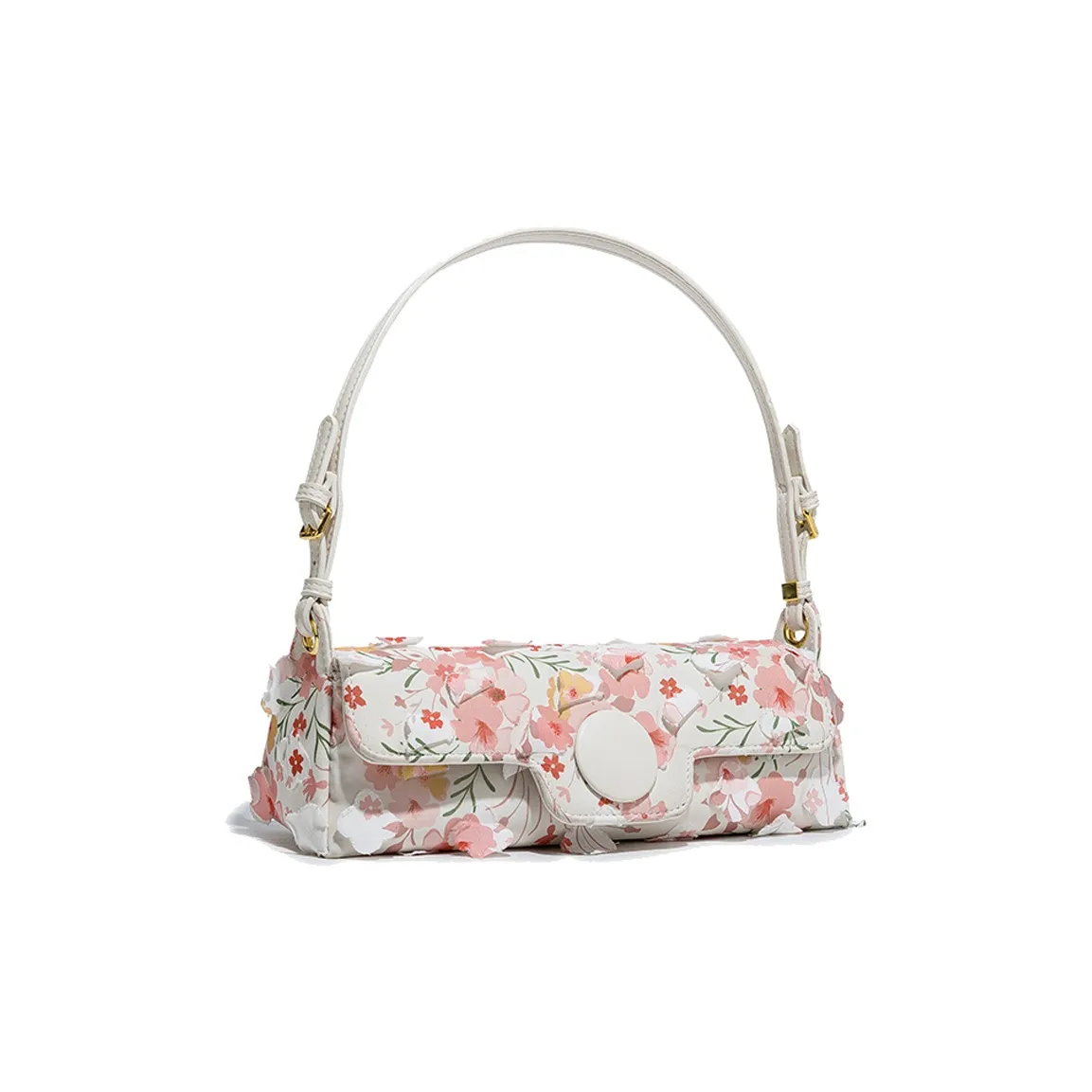 MACKJANICE Synthetic Leather Handbag Regular Women's Ice Blossom Pink