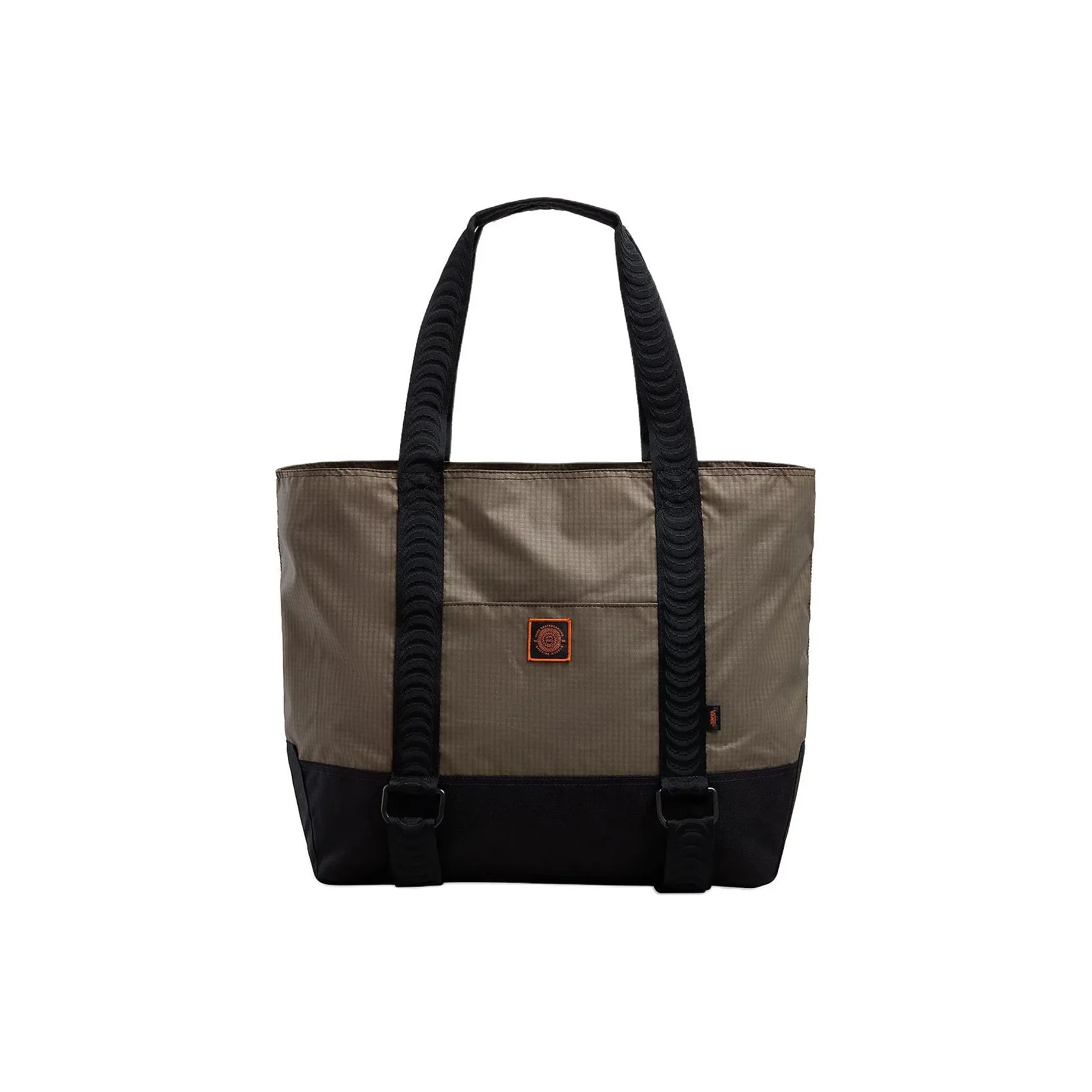 Vans SPITFIRE WHEELS Collaboration Nylon Tote Bag, Shopping Bag, Shoulder Bag, Handbag Regular Unisex Brown