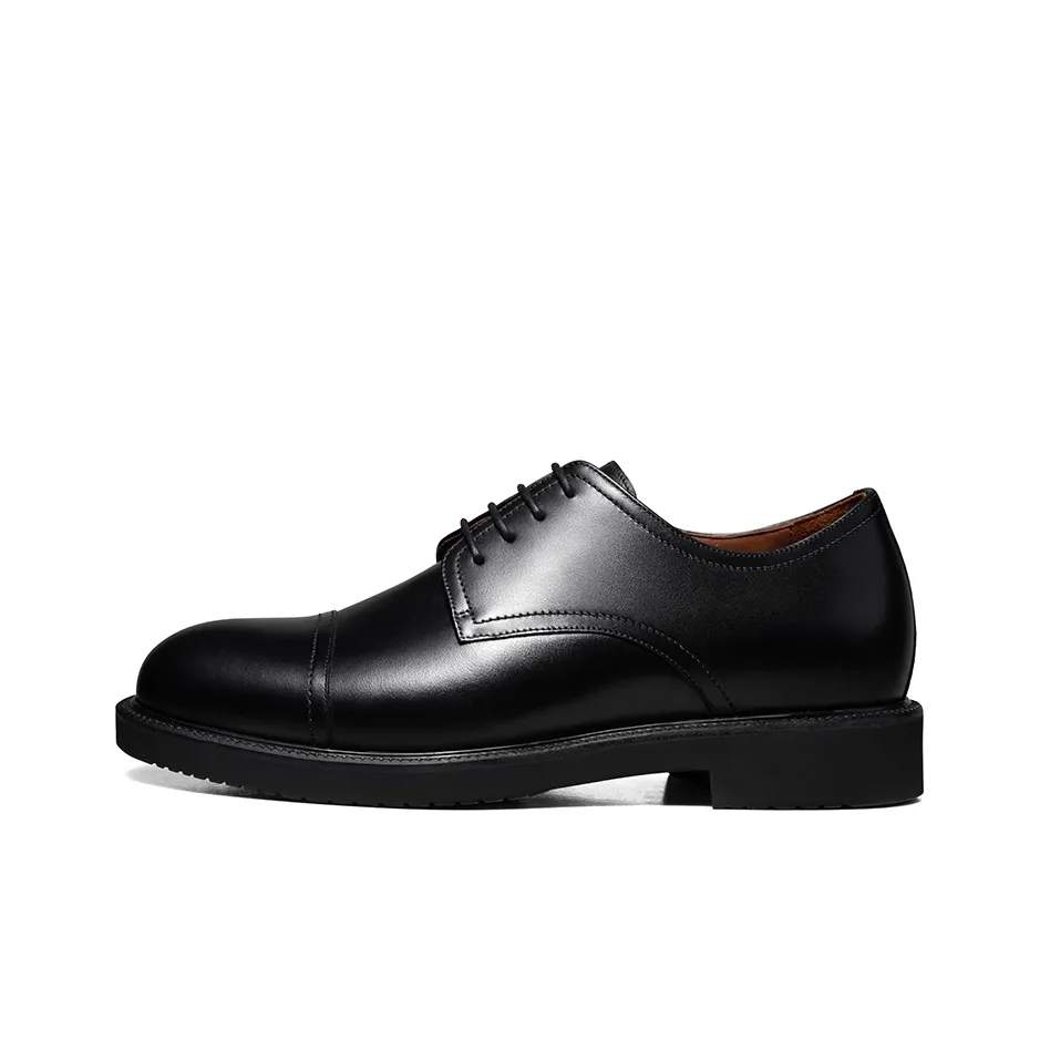 Zuti Dress Shoes Men Low-Top Black