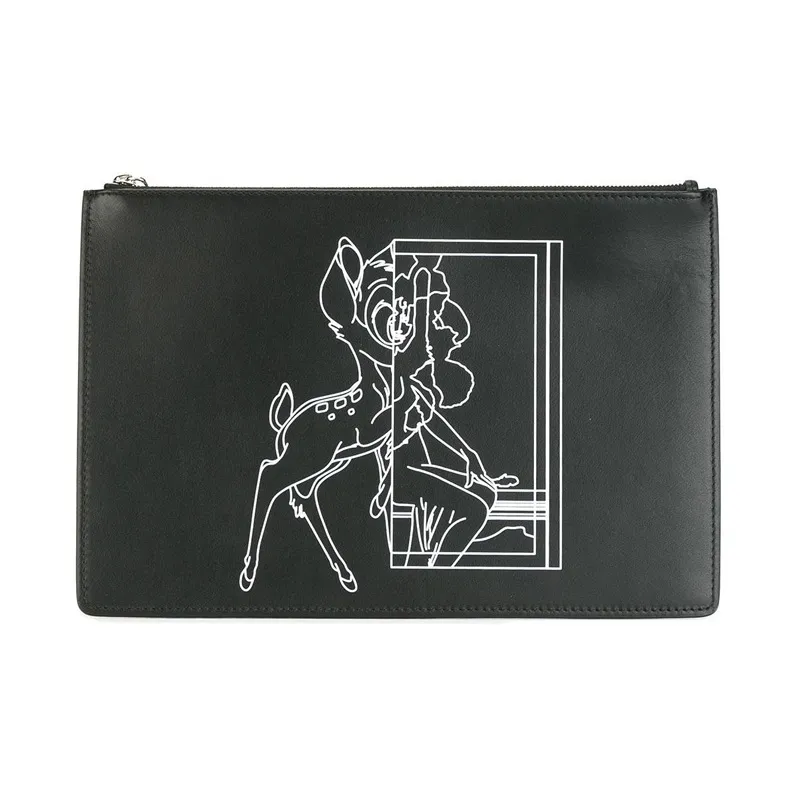 GIVENCHY Кожа Клатч Стандартный Унисекс Черный