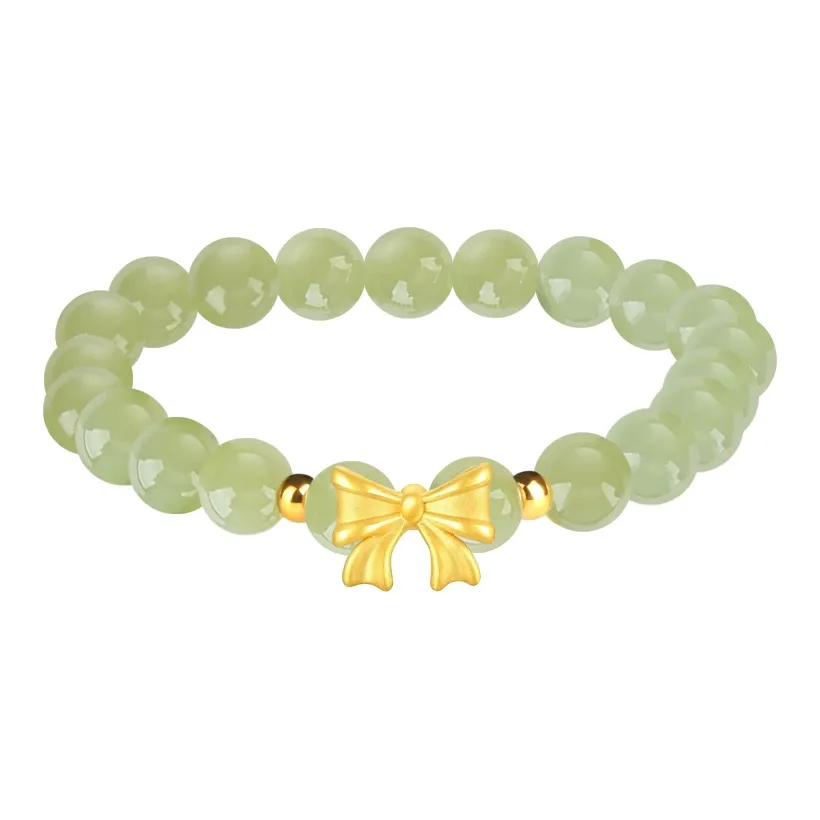 Cardamom Time Hetian Jade Bracelets Pale Greenish White Jade Women's