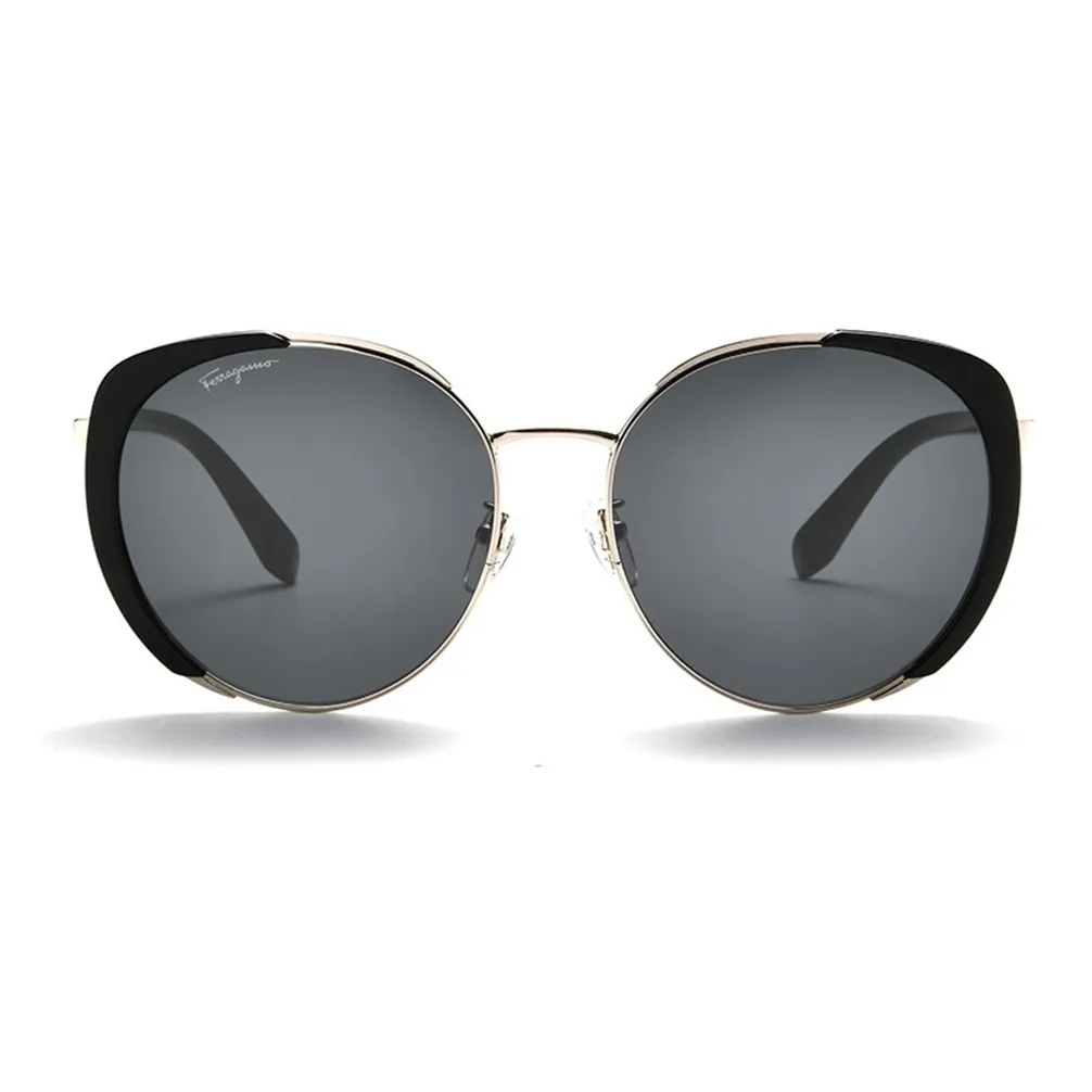 FERRAGAMO Oval Sunglasses Women's