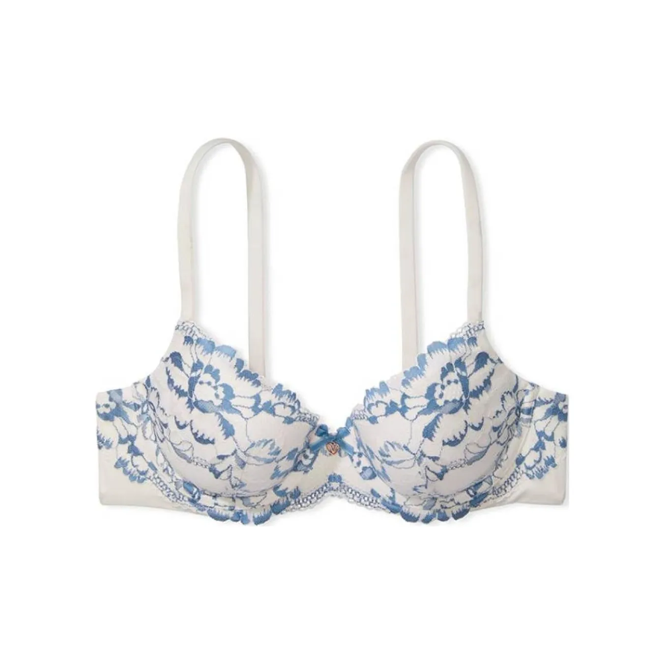 VICTORIA'S SECRET Bra Women's White Base Floral Print