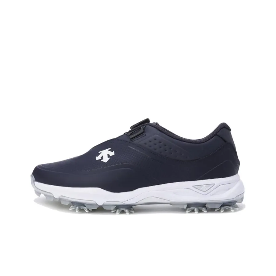 DESCENTE AXLE PRO Boa Cushioning Wear Resistant Low Top Golf Shoes Unisex Blue
