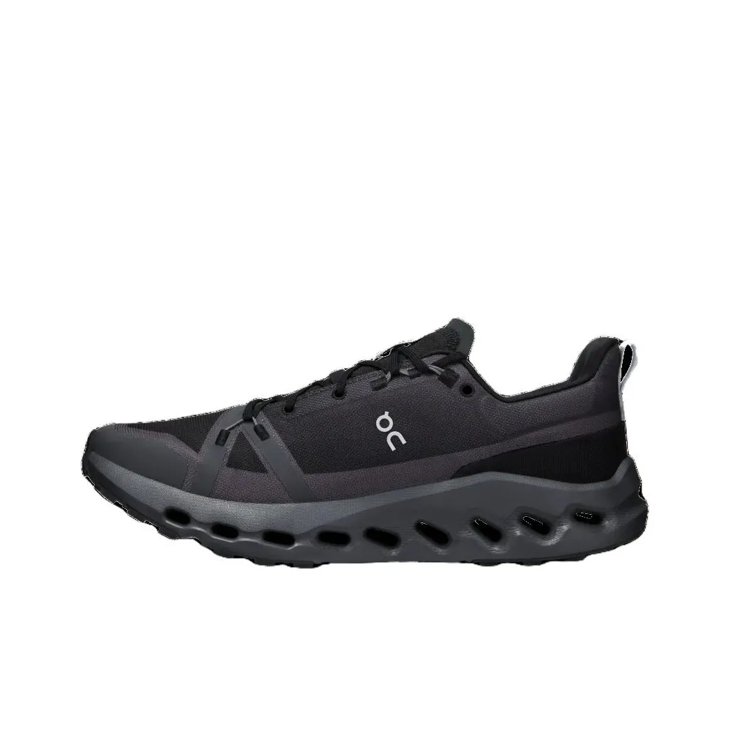 On Running Cloudsurfer Trail Waterproof Black Eclipse
