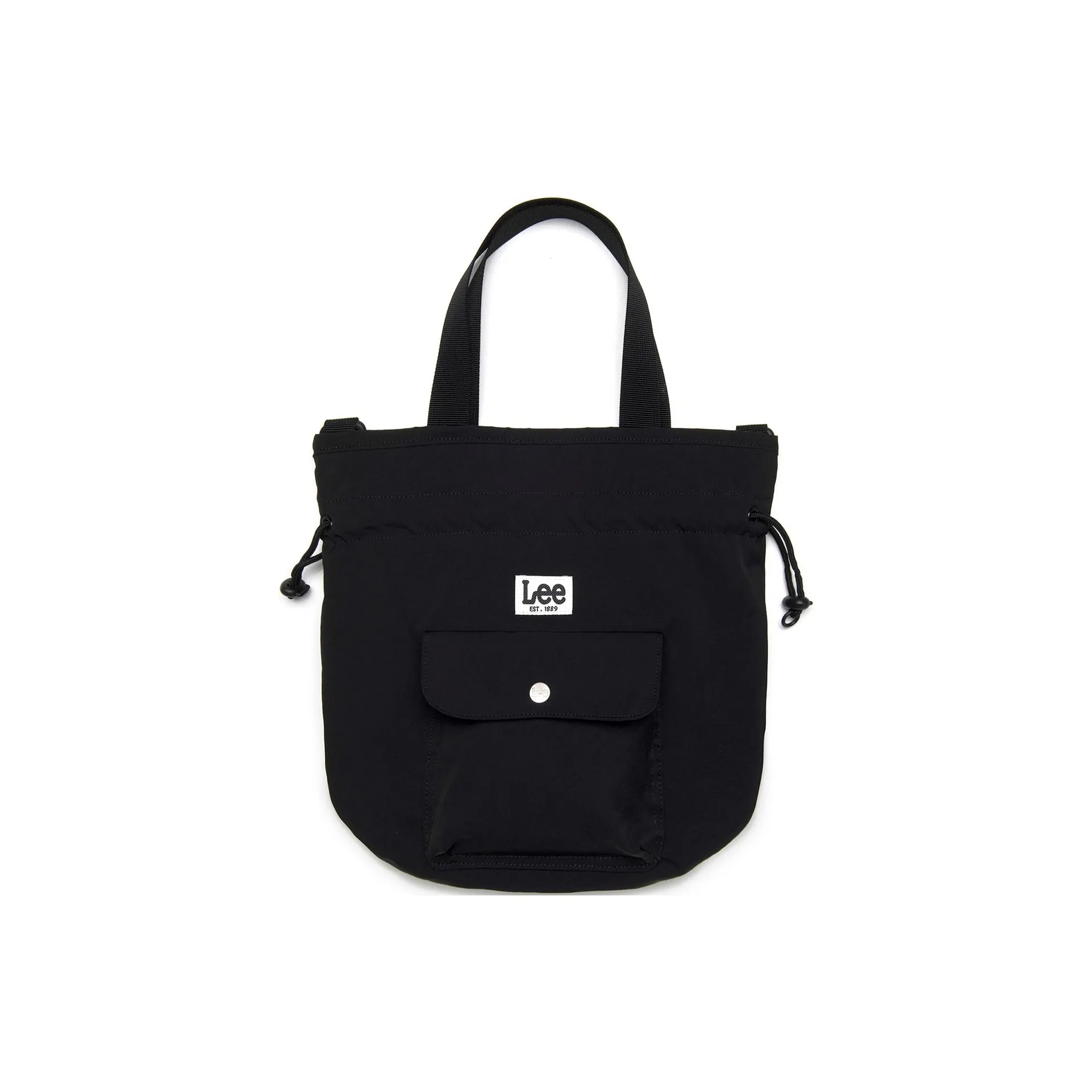 Lee совместный бренд модель Нейлоновая ведрообразная сумка сумка через плечо унисекс черная