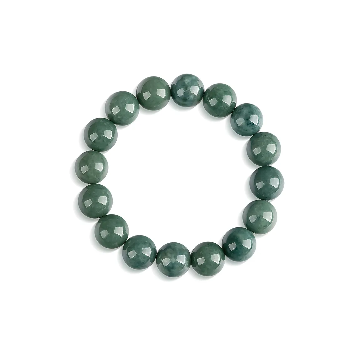Best Wishes Bean Type Jadeite Bracelets Unisex