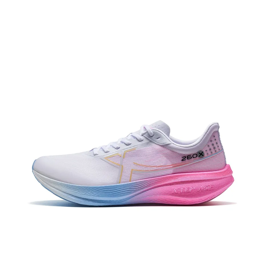 XTEP 260X 1.0 Running Shoes Men's Low top Sail White/Fluorescent Cherry Blossom Pink