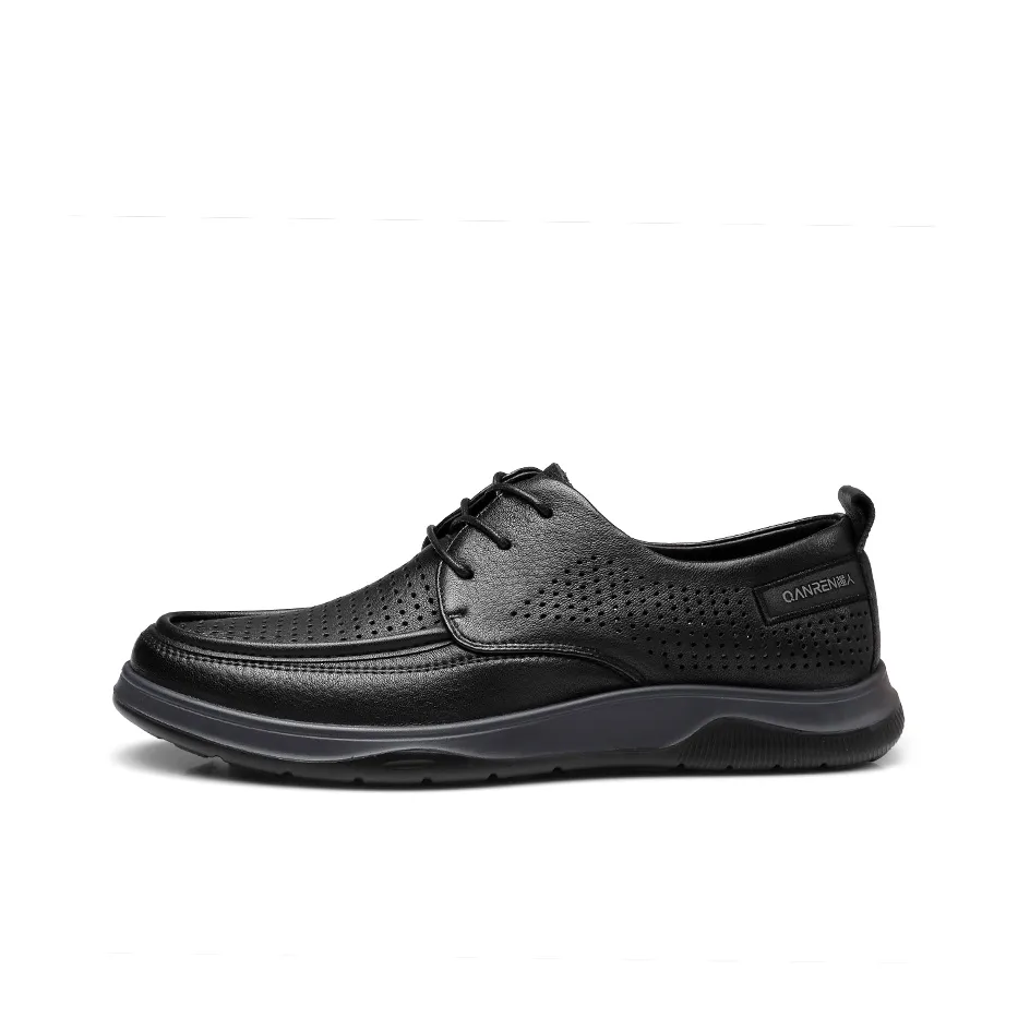 Strongman 3515 Summer Men's Genuine Leather Soft Sole Casual Leather Shoes With Sheepskin