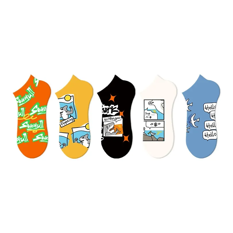 RUMEE FOR No Show Носки Унисекс 5 пар