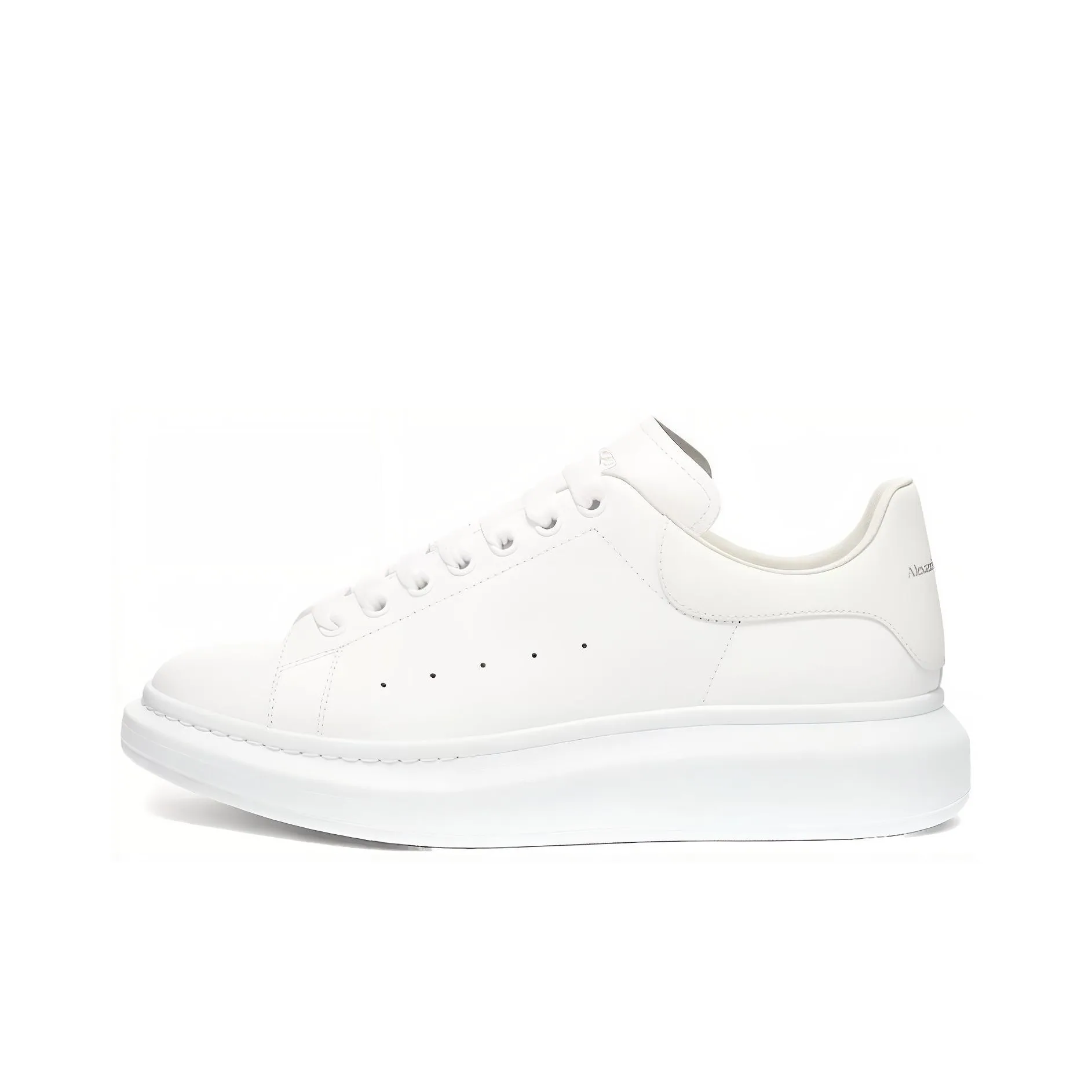 Alexander McQueen Glow In The Dark Heel Tab 'White'