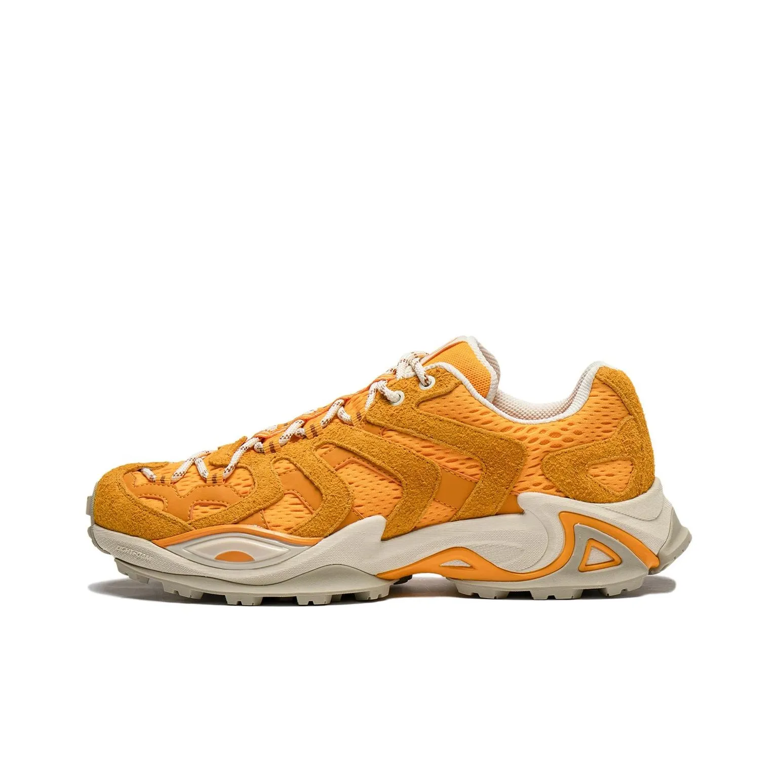LiNing Cat Paw CRC Cushioned Wear-Resistant Slip-Resistant Low-Top Casual Shoes Unisex Yellow Rice