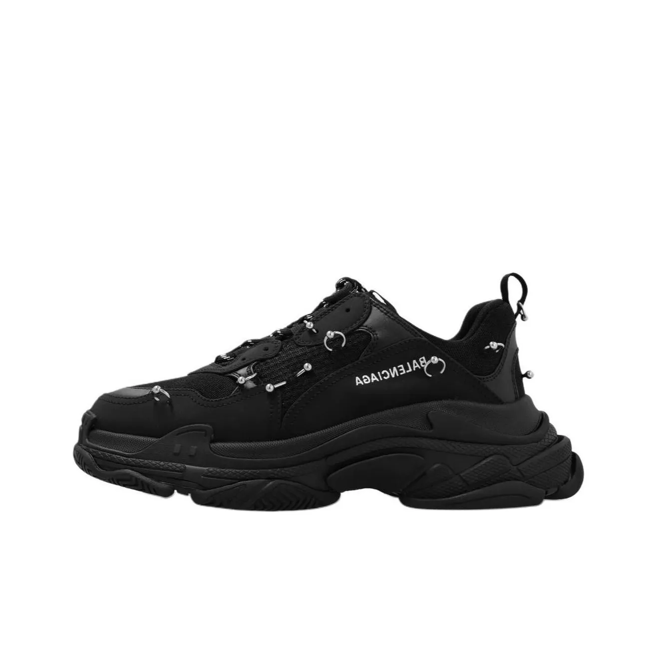 Balenciaga Triple S Piercing Lace Up Sneakers