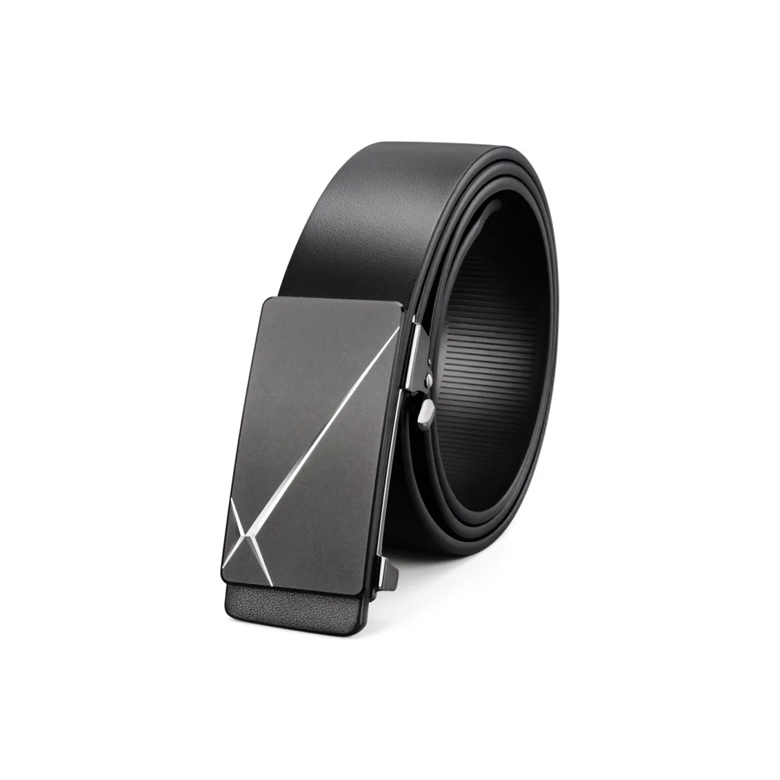 Cows Reign Toothless Inward-Curling Hair Youthful Head Layer Cow Leather Leather Belts Men's Width 3.4cm