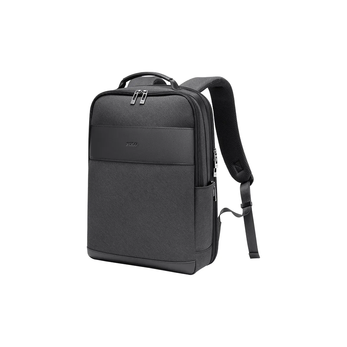 POLO Ткань Синтетическая кожа Рюкзак Большой Мужской Темно-серый