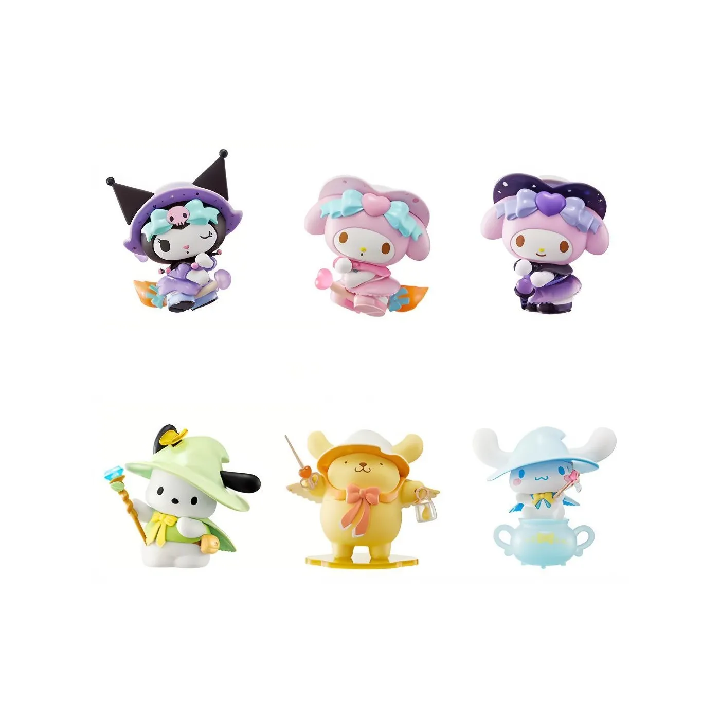 Miniso Sanrio Series Фигурки Magic The Complete Collection Blind Boxes Single Mystery Box Целая Коробка 6 Упаковок