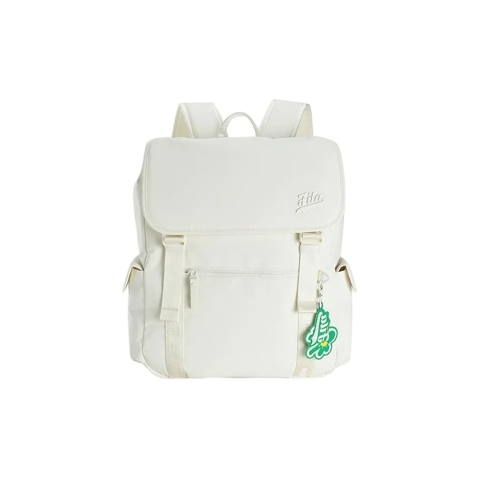 FILA FUSION Fabric Backpack Regular Unisex Marshmallow White
