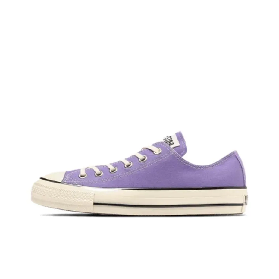 Converse All Star Low Top Canvas Shoes Unisex Purple White Japan Version