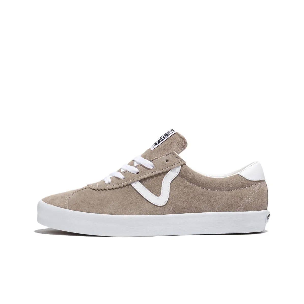 VANS Скейтборд Кроссовки с Низким Верхом и Резиновыми Амортизаторами Unisex Коричневый Белый