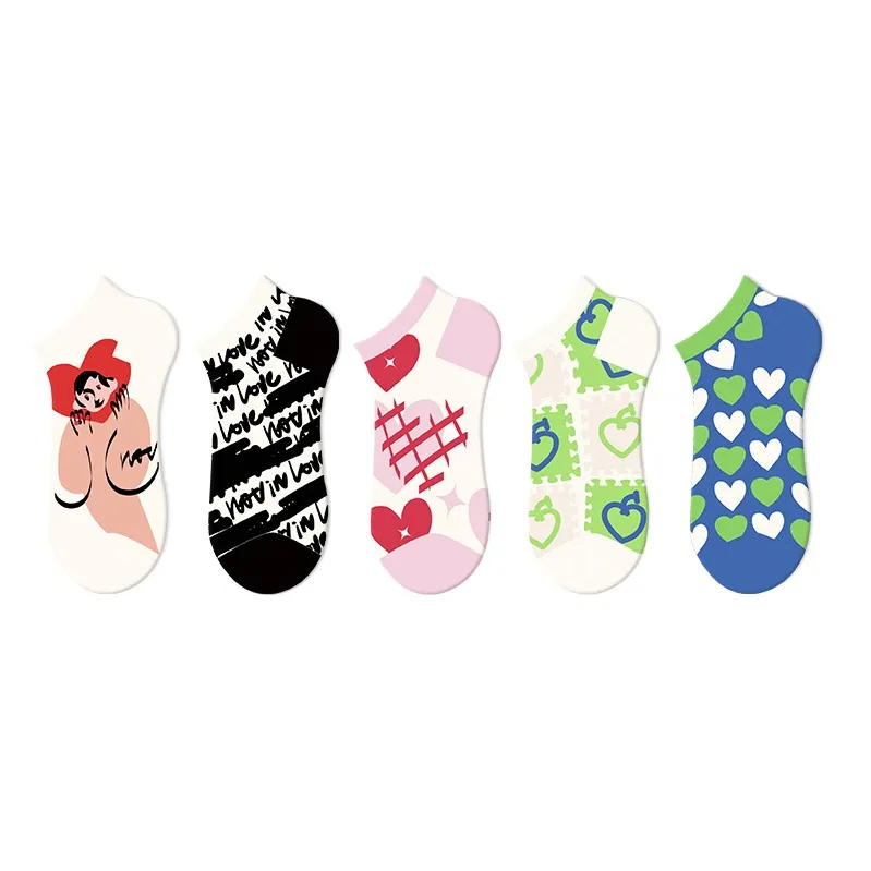 RUMEE FOR No Show Носки Унисекс 5 пар