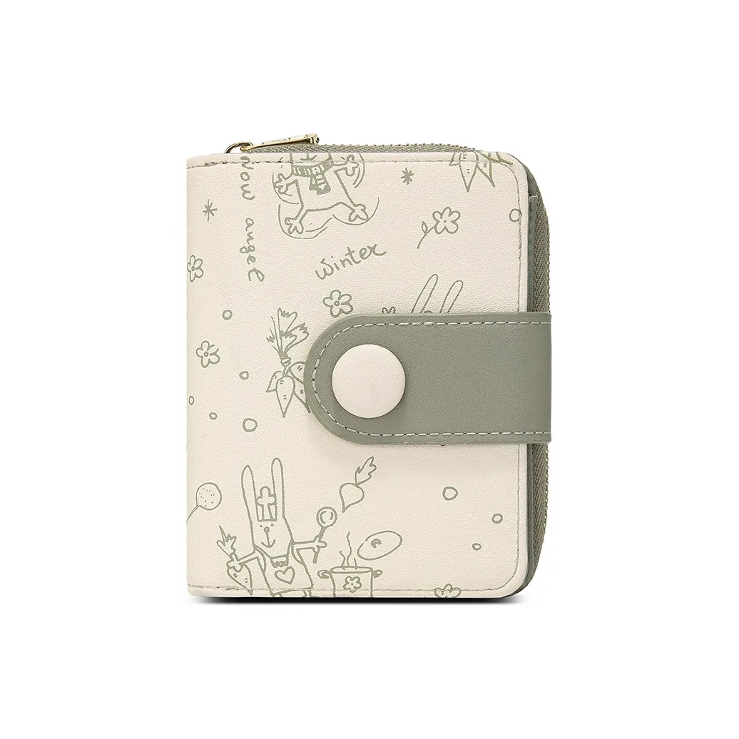 MEXICAN Кошелек из коровьей кожи держатель для карт кошелек для монет женский коричневый светло-зеленый светло-желтый