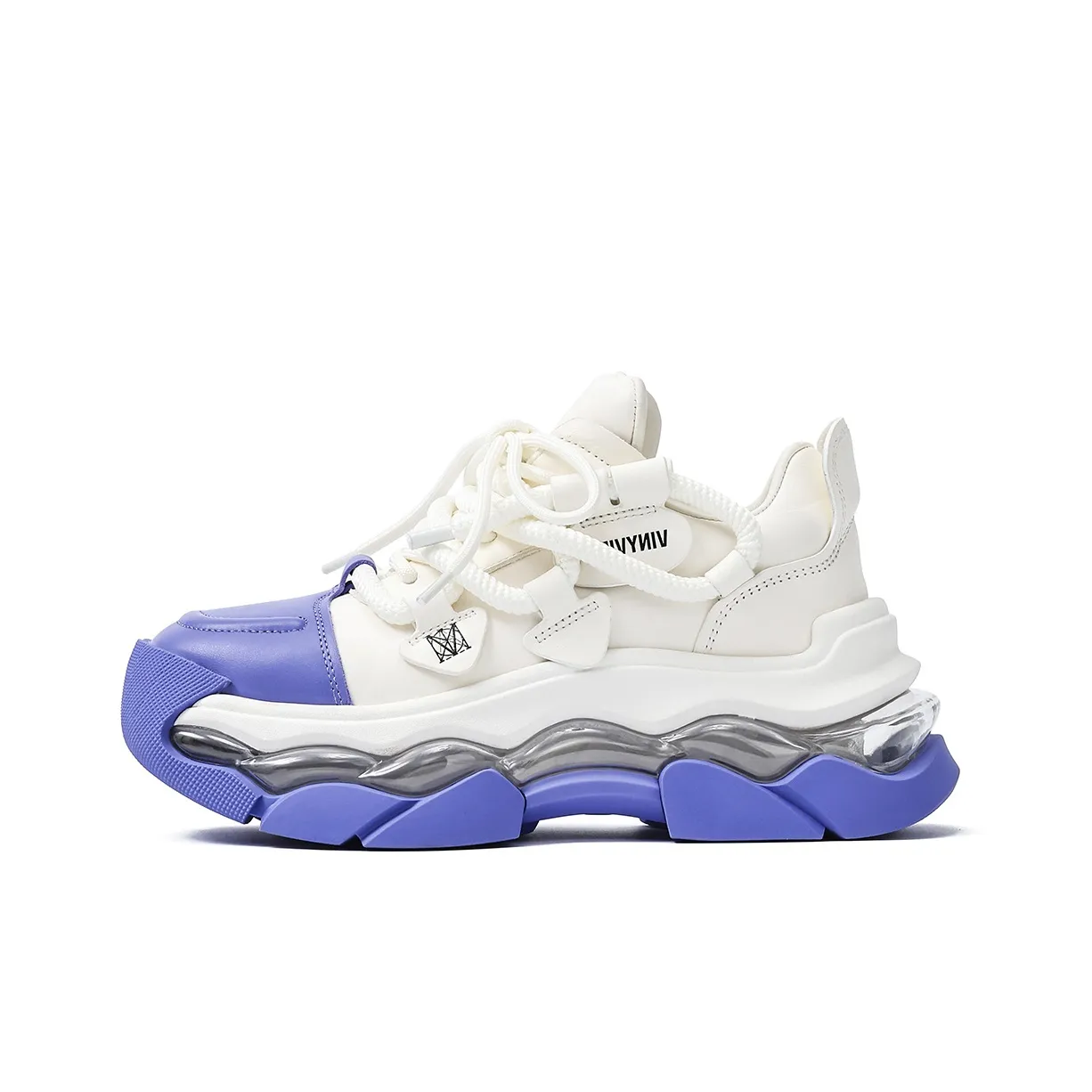 VINYVIOLA Cushioned Wear-Resistant Height Increasing Low-Top Chunky Sneakers Women's
