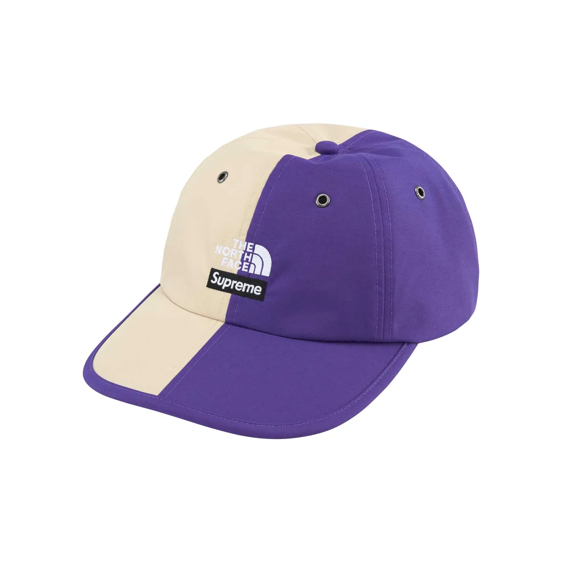 Supreme x The North Face Нейлоновые кепки унисекс Бежевый Фиолетовый