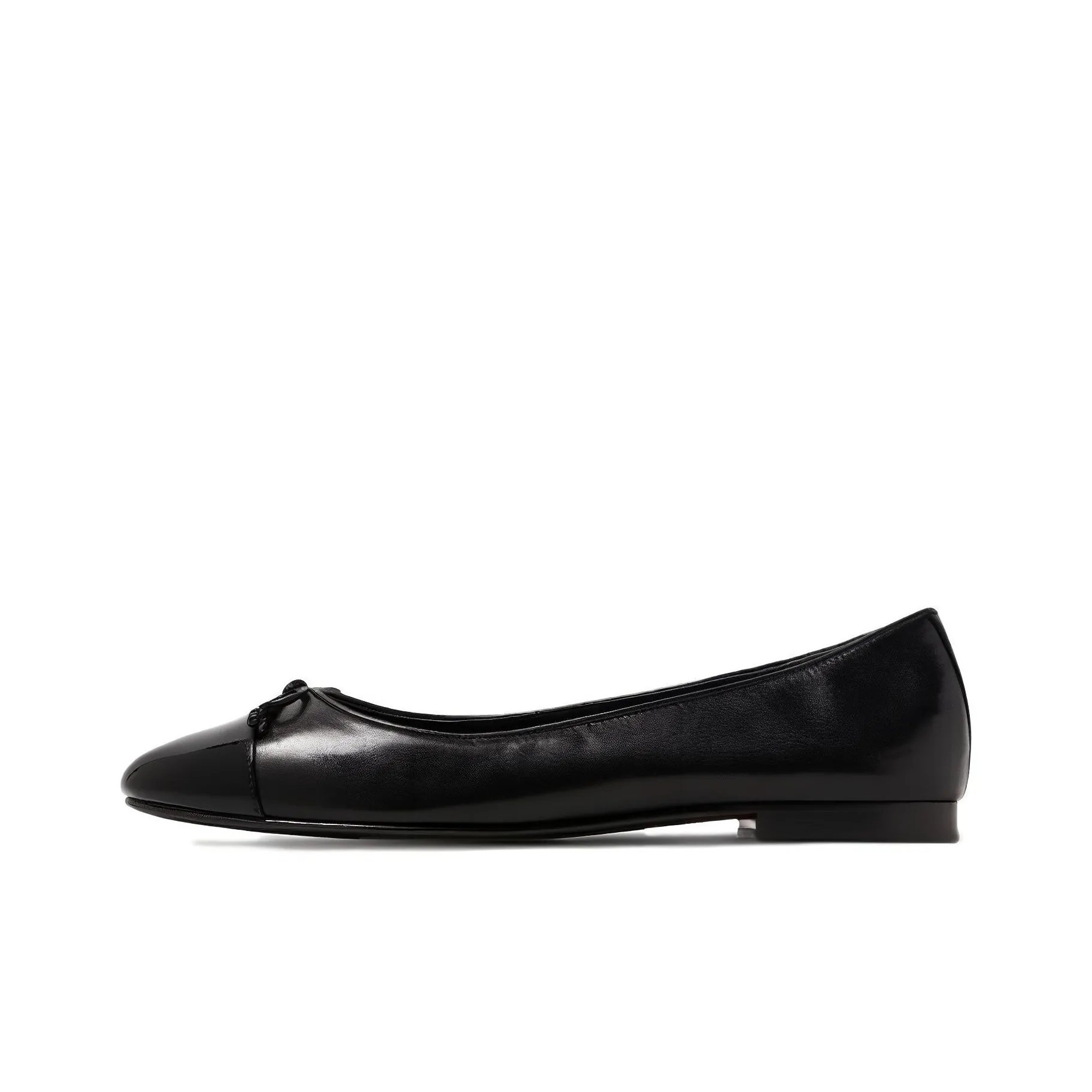 TORY BURCH Bow detailing Leather Ballerina Shoes