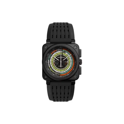 BELL & ROSS Автоматический Механический Movement Мужские Часы 42mm*12,8mm Черные