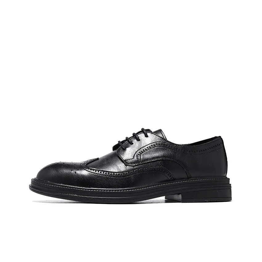 ZUWUDONG Dress Shoes Men Low Top Black, Brown