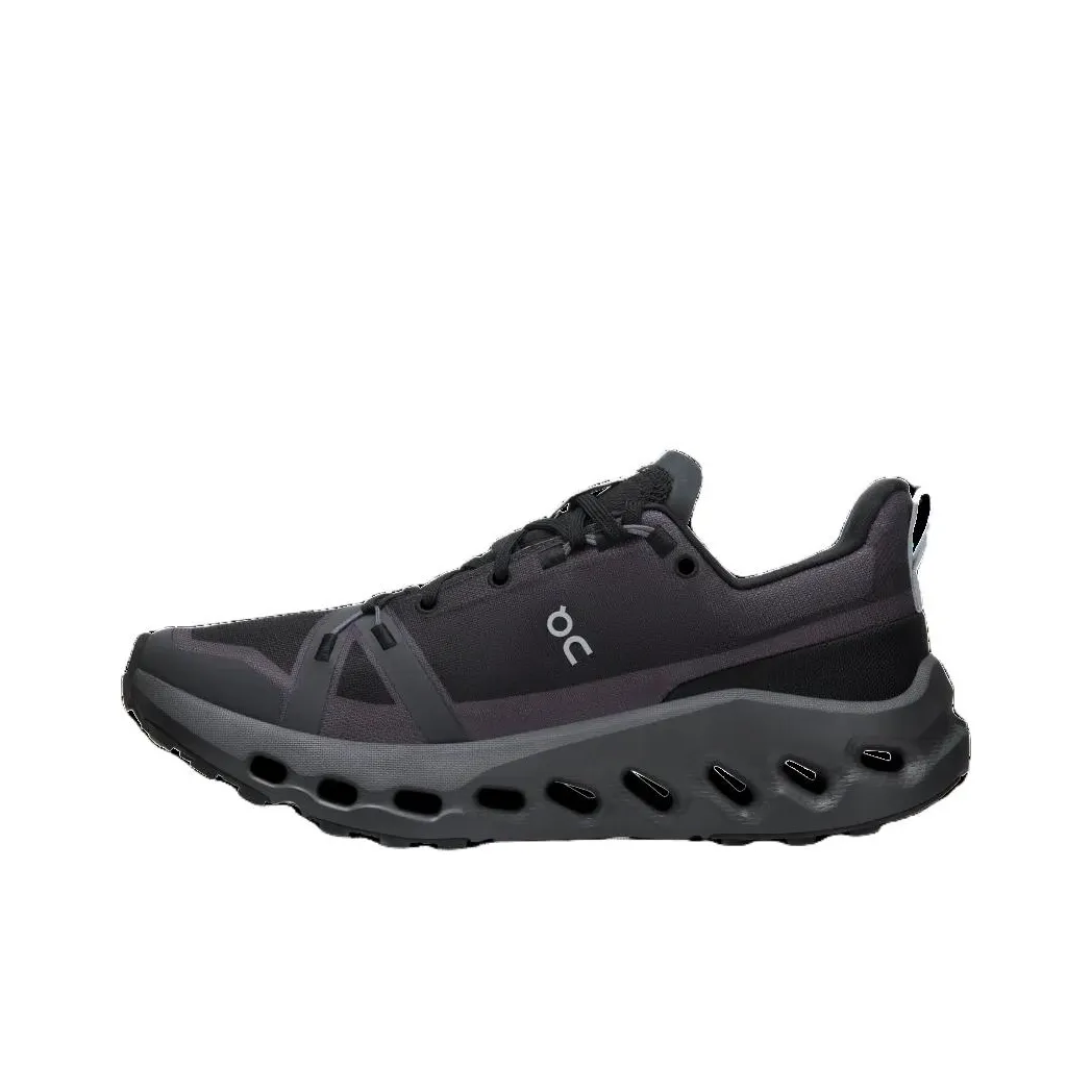 On Running Cloudsurfer Trail Waterproof Black Eclipse Women's