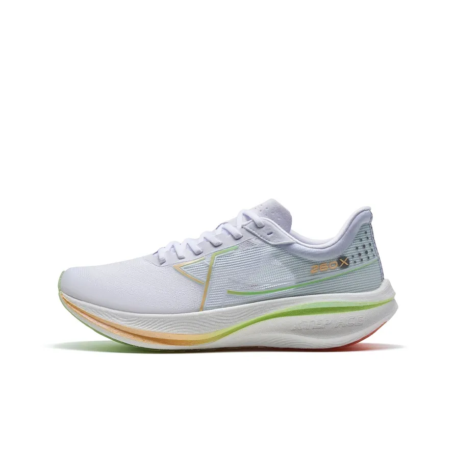 XTEP 260X 1.0 Wear-Resistant Support Low-Top Running Shoes Women's White Green Purple