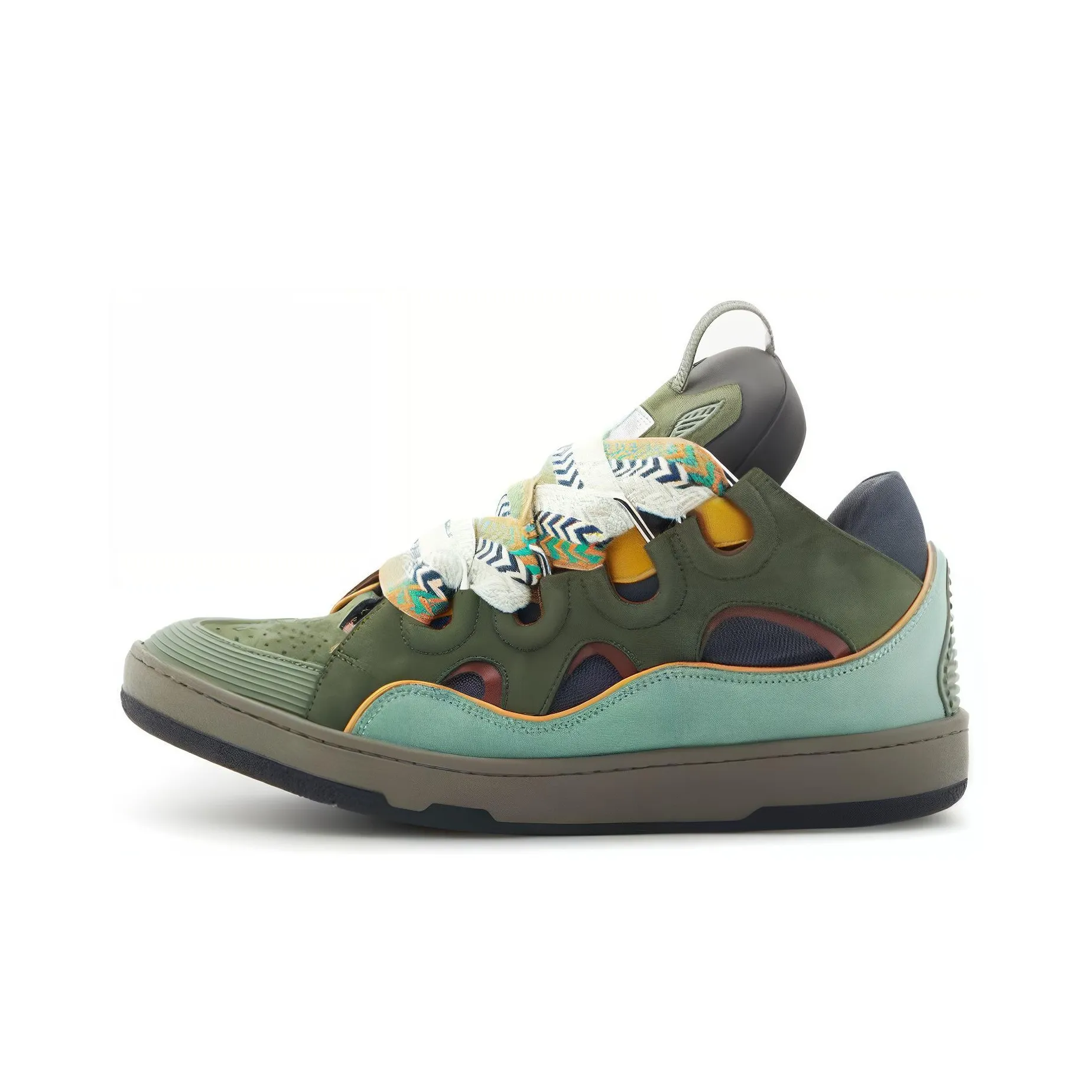 Lanvin Curb Sneakers Green