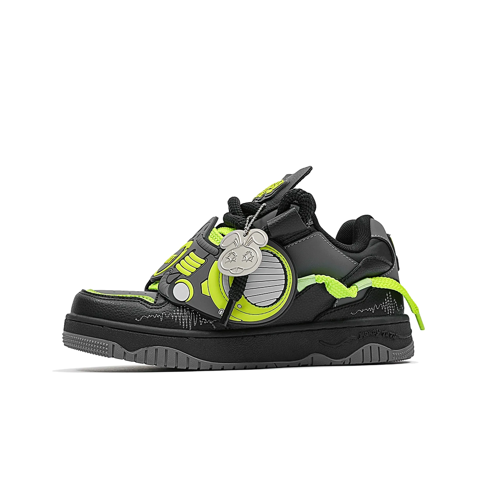 Money Tutu x MR.PESIN Низкие кроссовки для скейтбординга унисекс черные