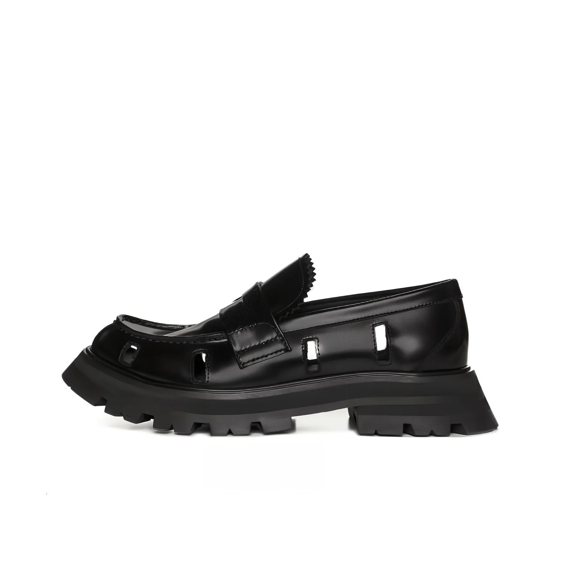 Alexander McQueen Cut-Out Flat Shoes Women's