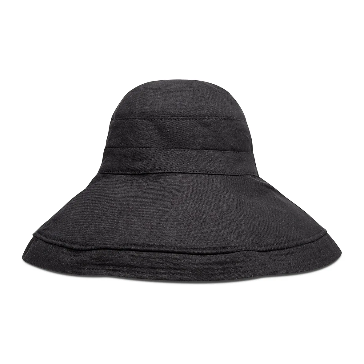 BISON DENIM Cotton Linen Blend Bucket Hats Women's