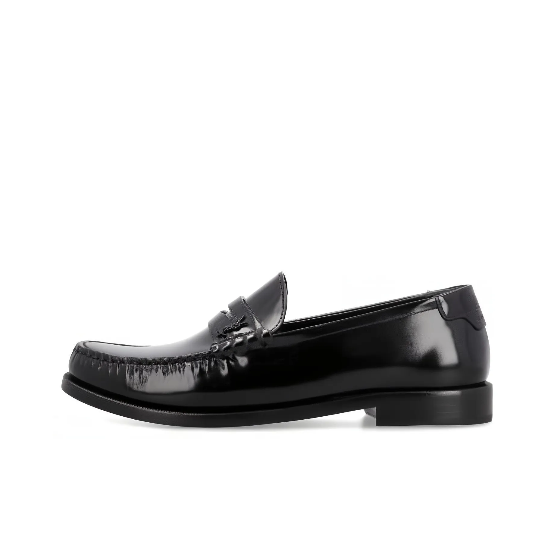 SAINT LAURENT Le Loafer Logo Plaque Slip On Loafers Women's