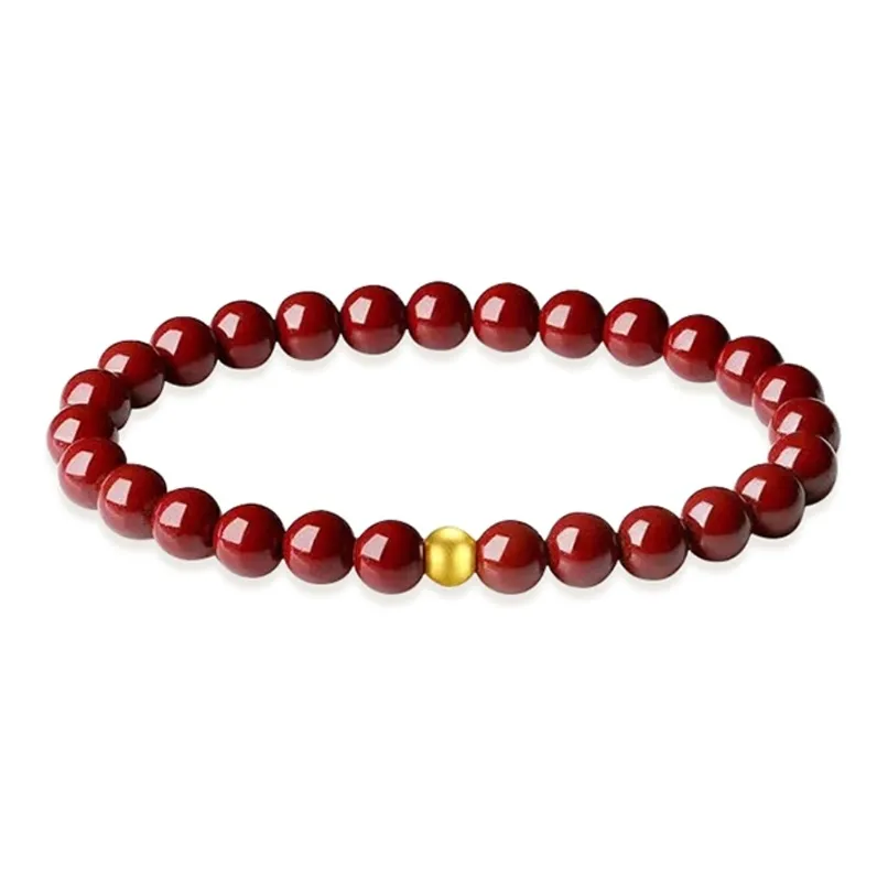The Star Of The Water Shell Reconstructed Cinnabar Jade Bracelets Unisex