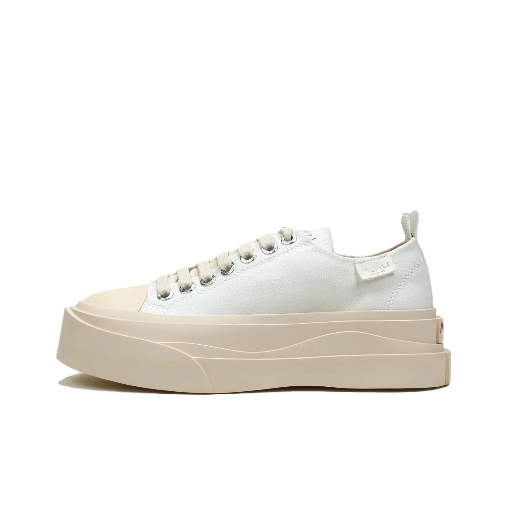 MARCHE STUDIOS BASS Low Top Canvas Shoes White