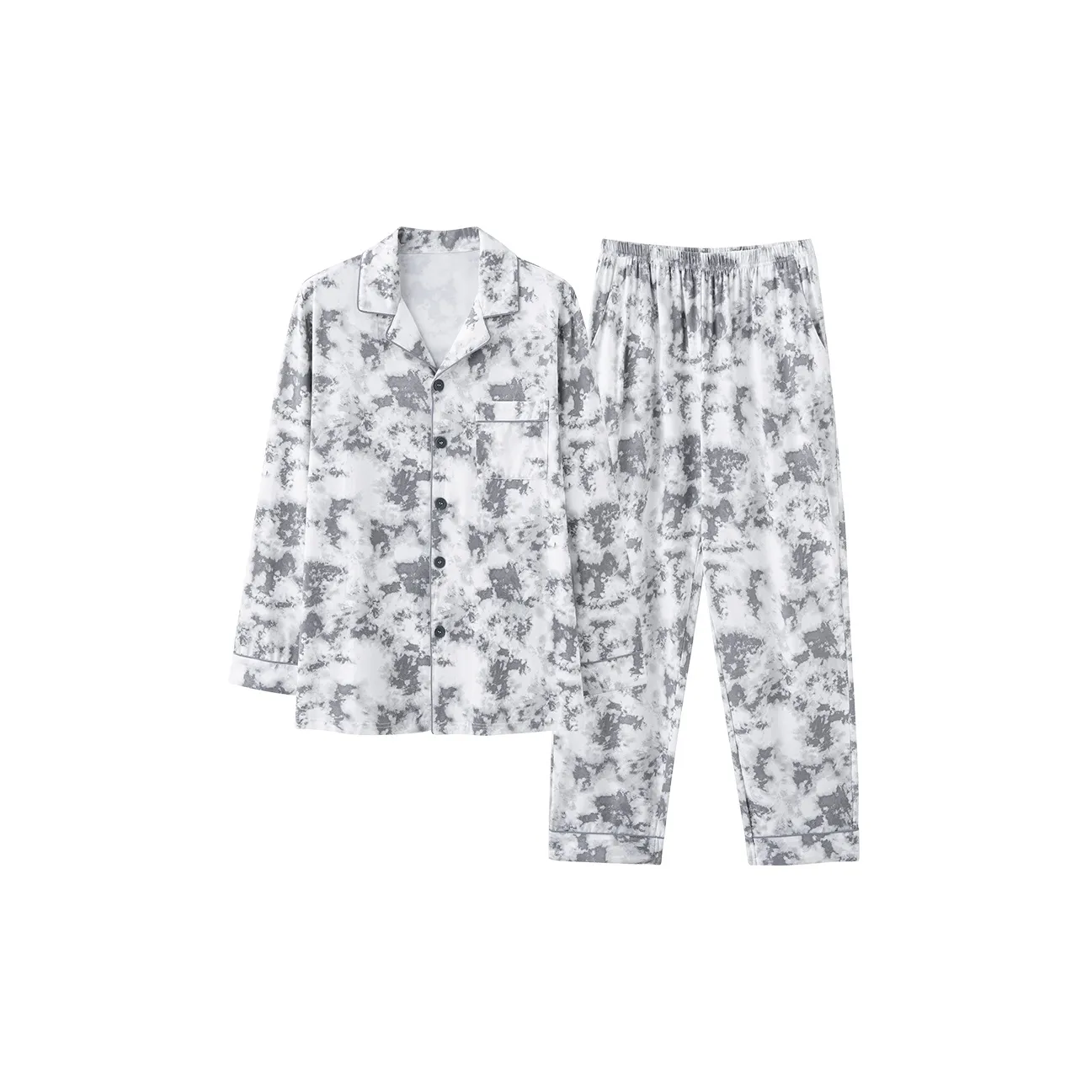 White Ran Пижамный комплект Мужской Светло-Серый