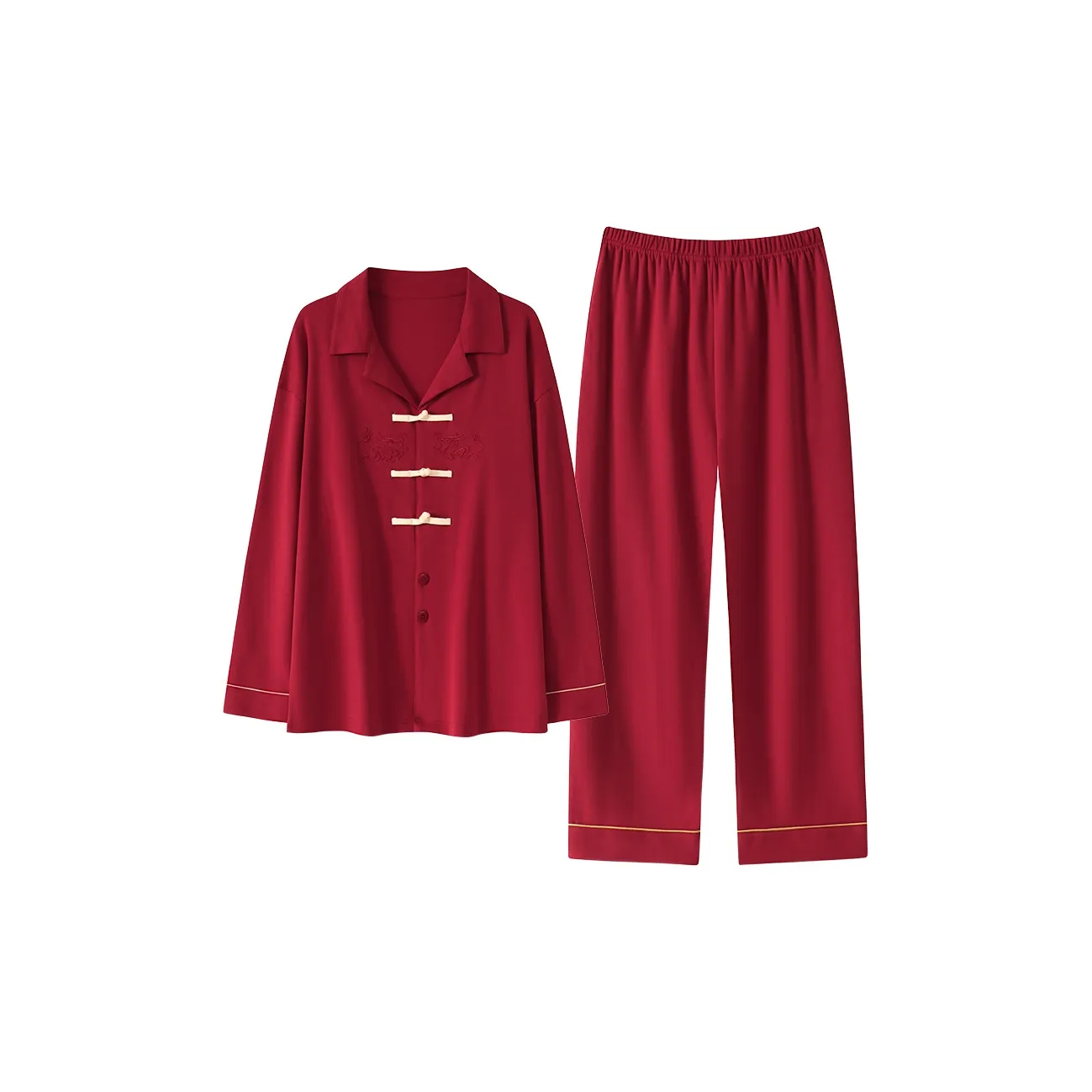 Beina Pajama Set Men's Burgundy