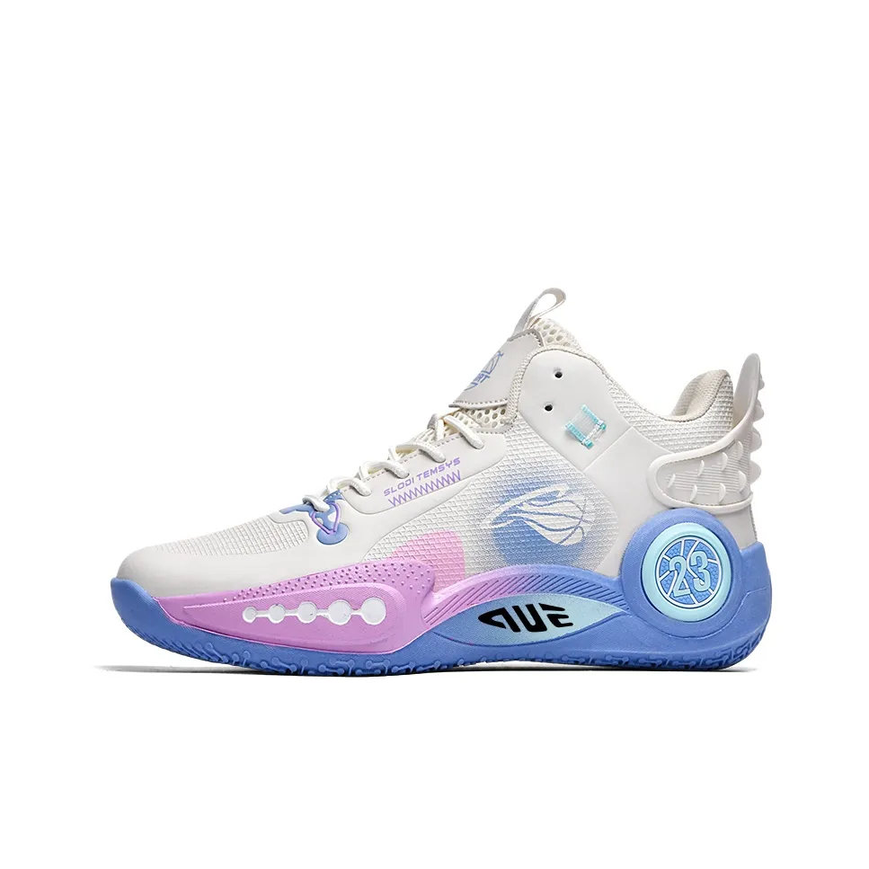 Prince McQueen Slip Resistant Shock Absorbers With Abrasion Resistant Properties Mid Top Basketball Shoes Unisex